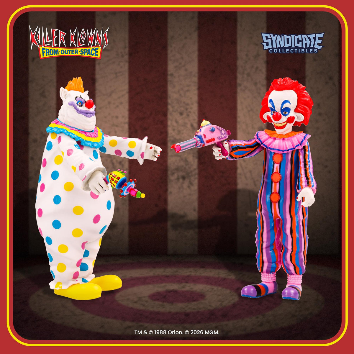 Killer Klowns From Outer Space 3.75-Inch Retro Action Figure Set