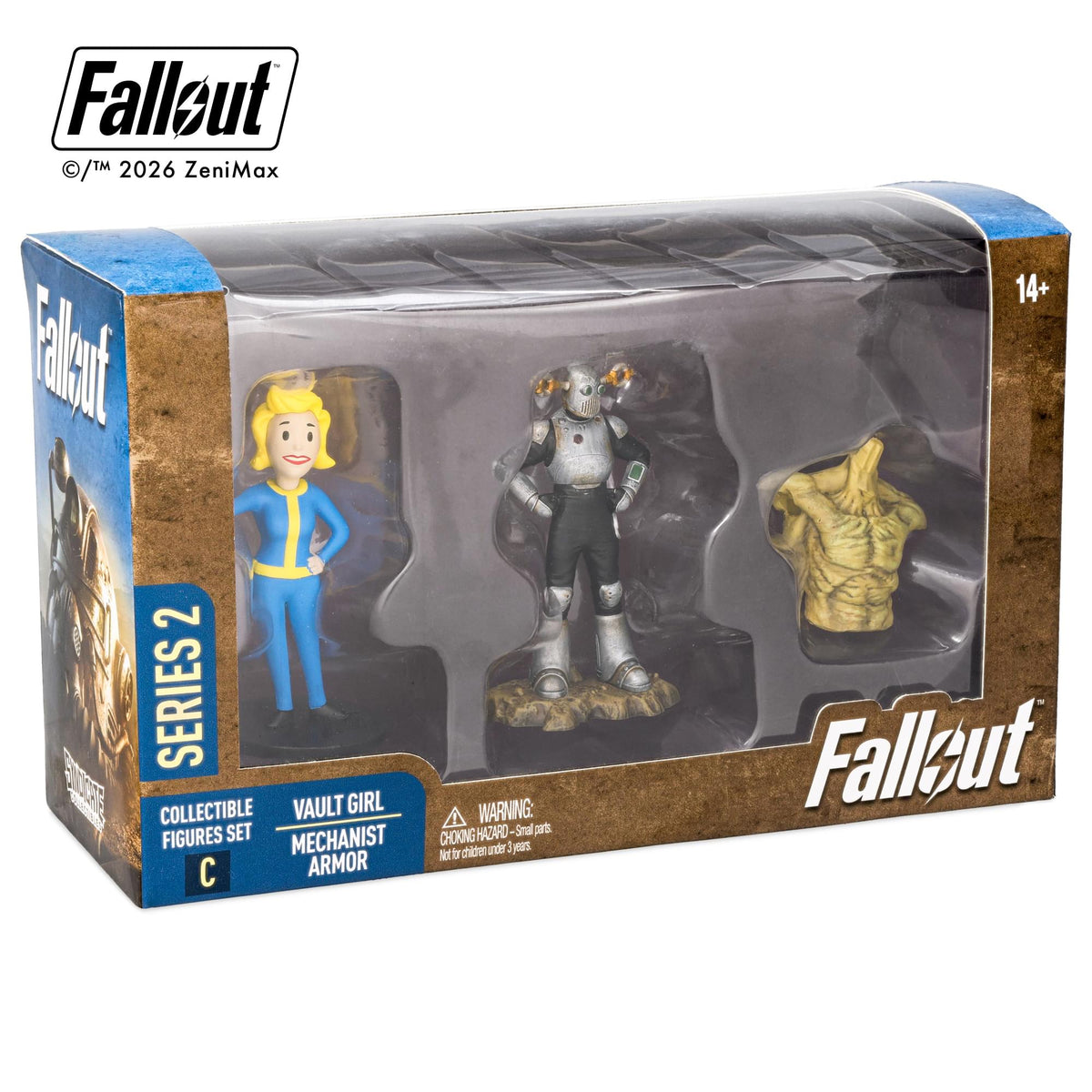 Fallout Series 2 Vault Girl and Mechanist Mini Figure Set (Build-A-Figure Super Mutant)