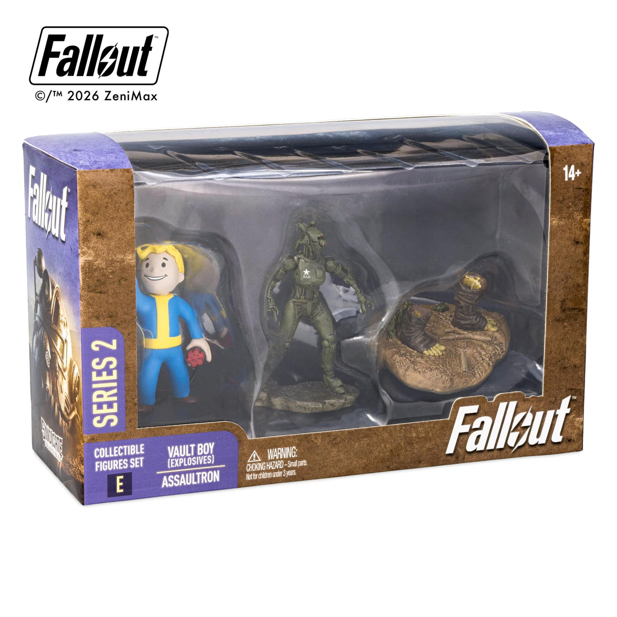 Fallout Series 2 Vault Boy Explosives and Assaultron Mini Figure Set (Build-A-Figure Super Mutant)