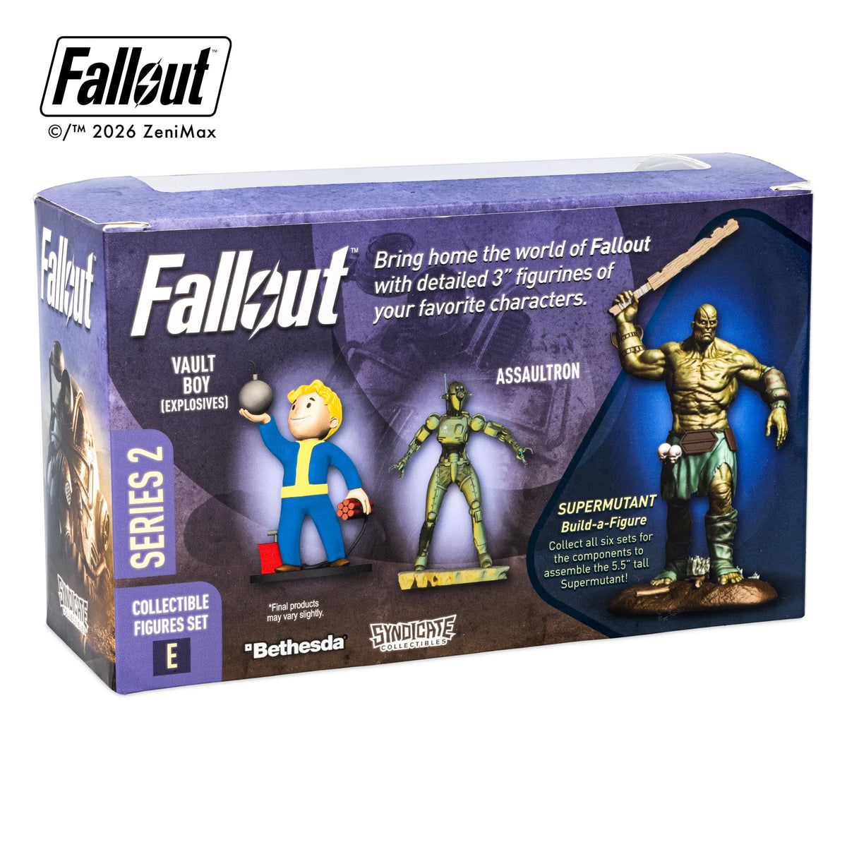 Fallout Series 2 Vault Boy Explosives and Assaultron Mini Figure Set (Build-A-Figure Super Mutant)