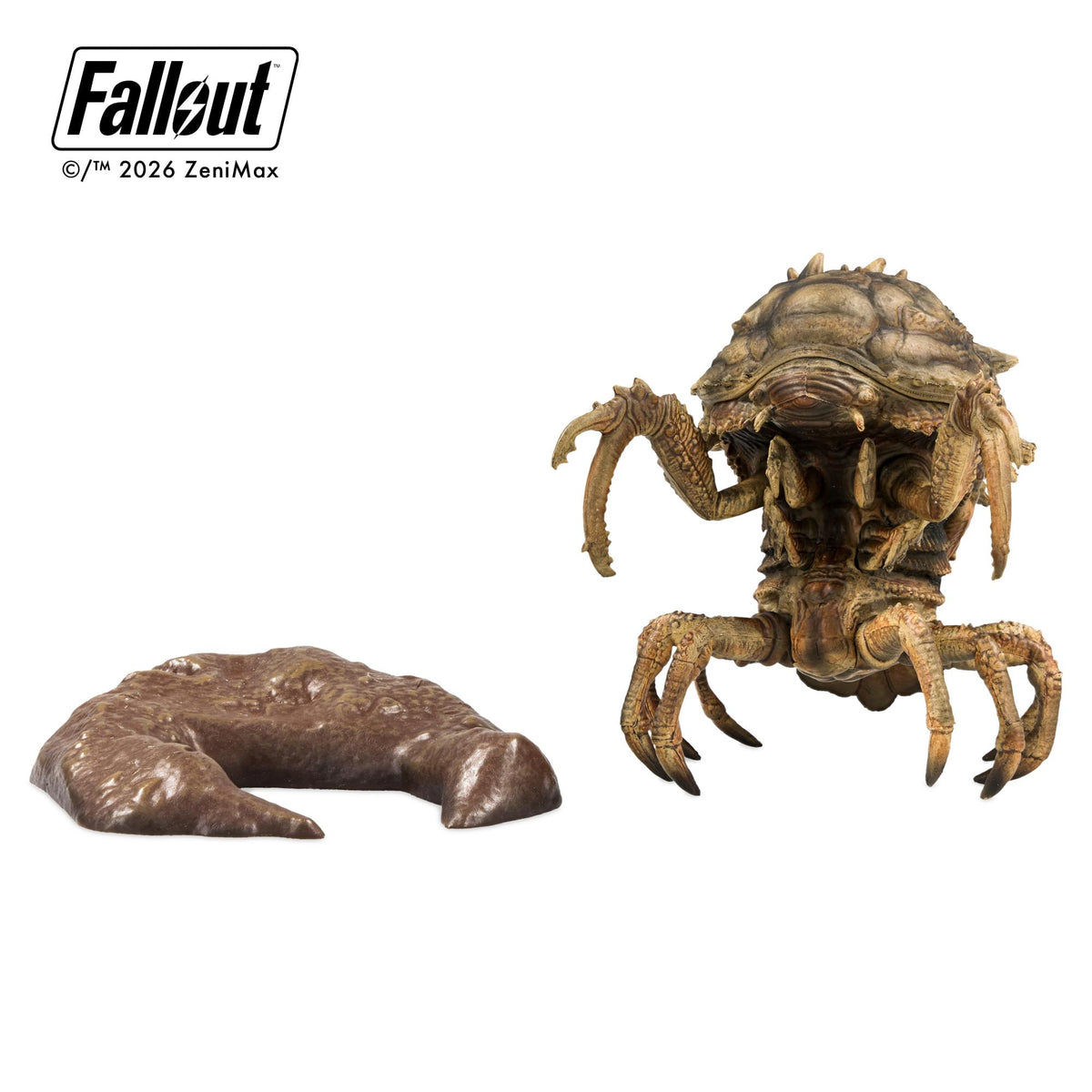 Fallout Series 2 Mirelurk Queen and Marine Armor Mini Figure Set (Build-A-Figure Super Mutant)