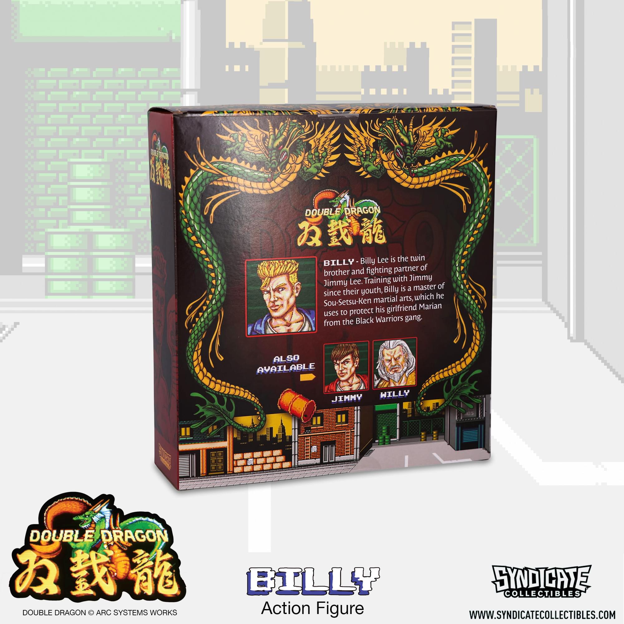 Double Dragon Billy Lee 7-Inch Deluxe Action Figure