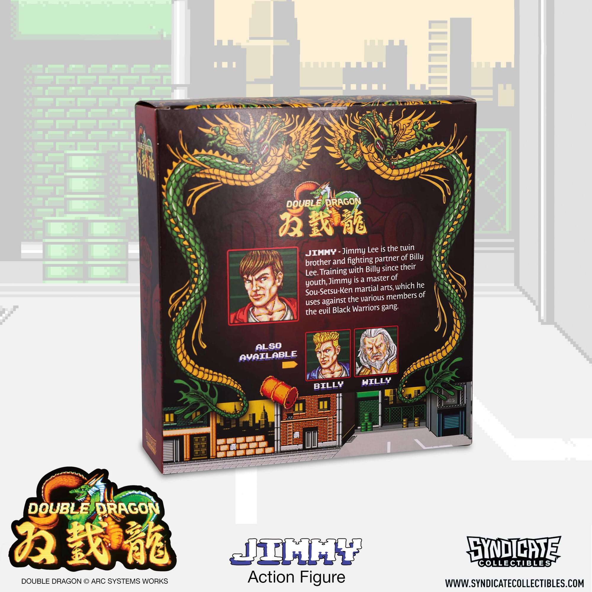 Double Dragon Jimmy Lee 7-Inch Deluxe Action Figure