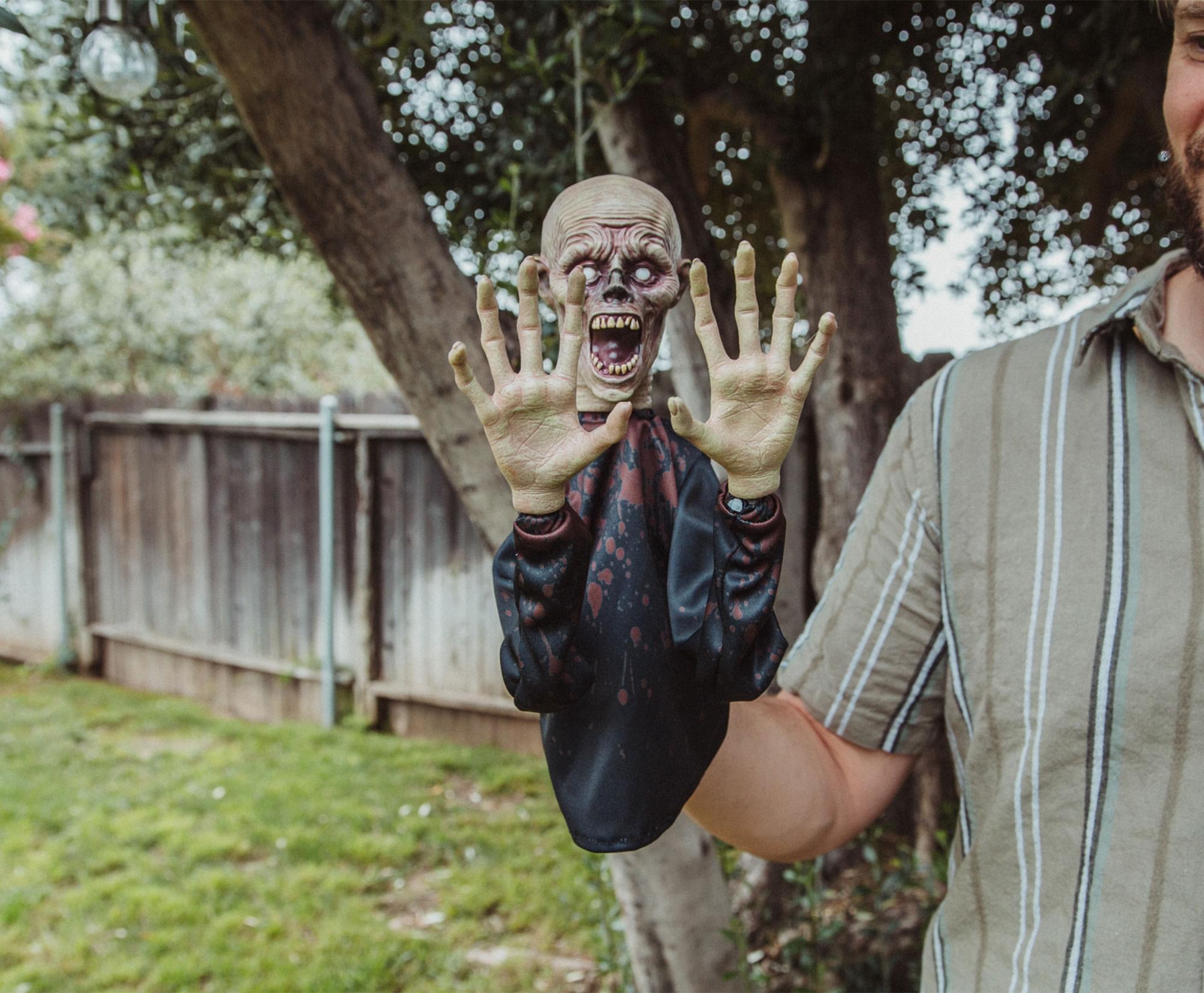 Horror Reachers Zombie 13-Inch Boxing Puppet Toy | Toynk Exclusive