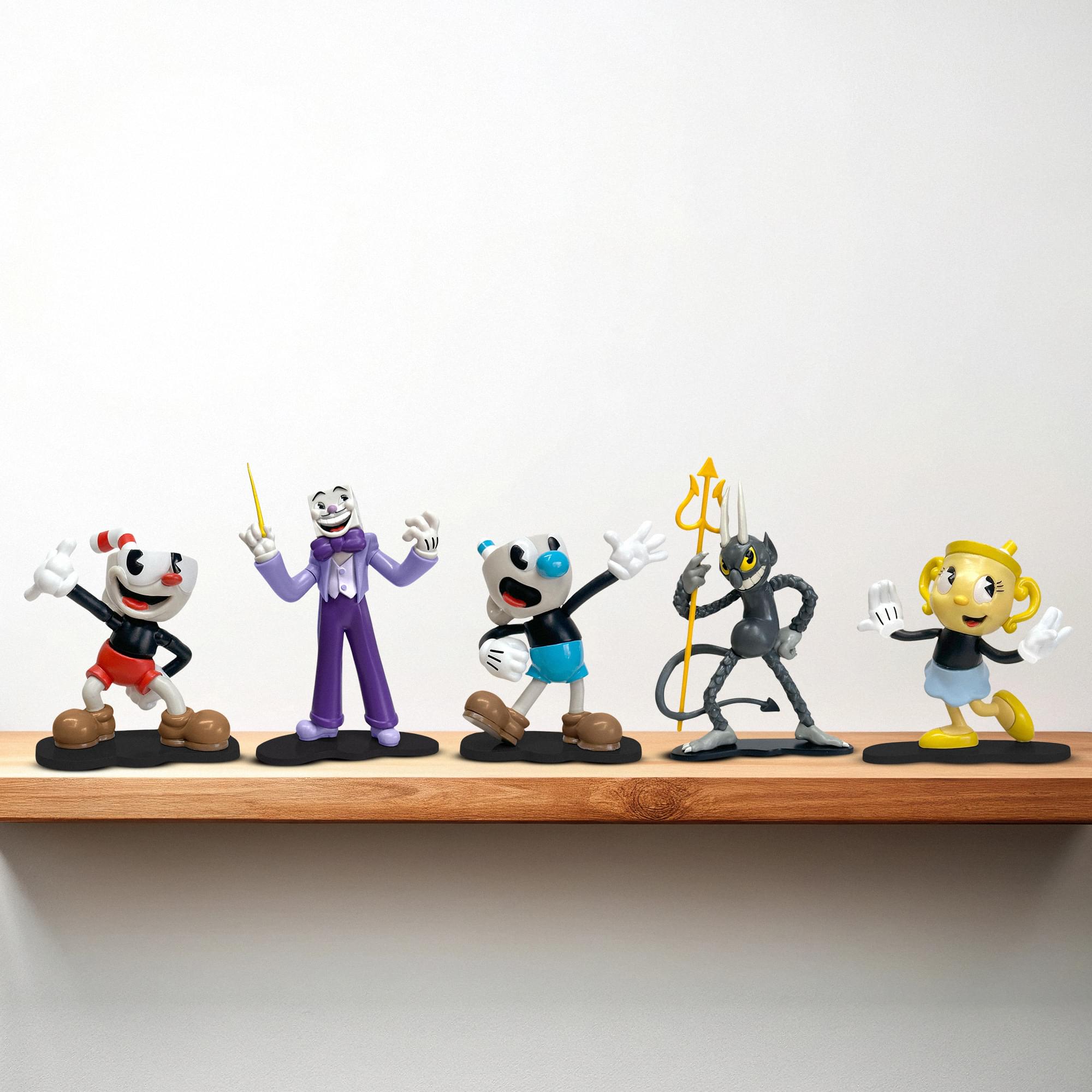 Cuphead Create-A-Figure 3-Inch Mini Figure | Set of 5