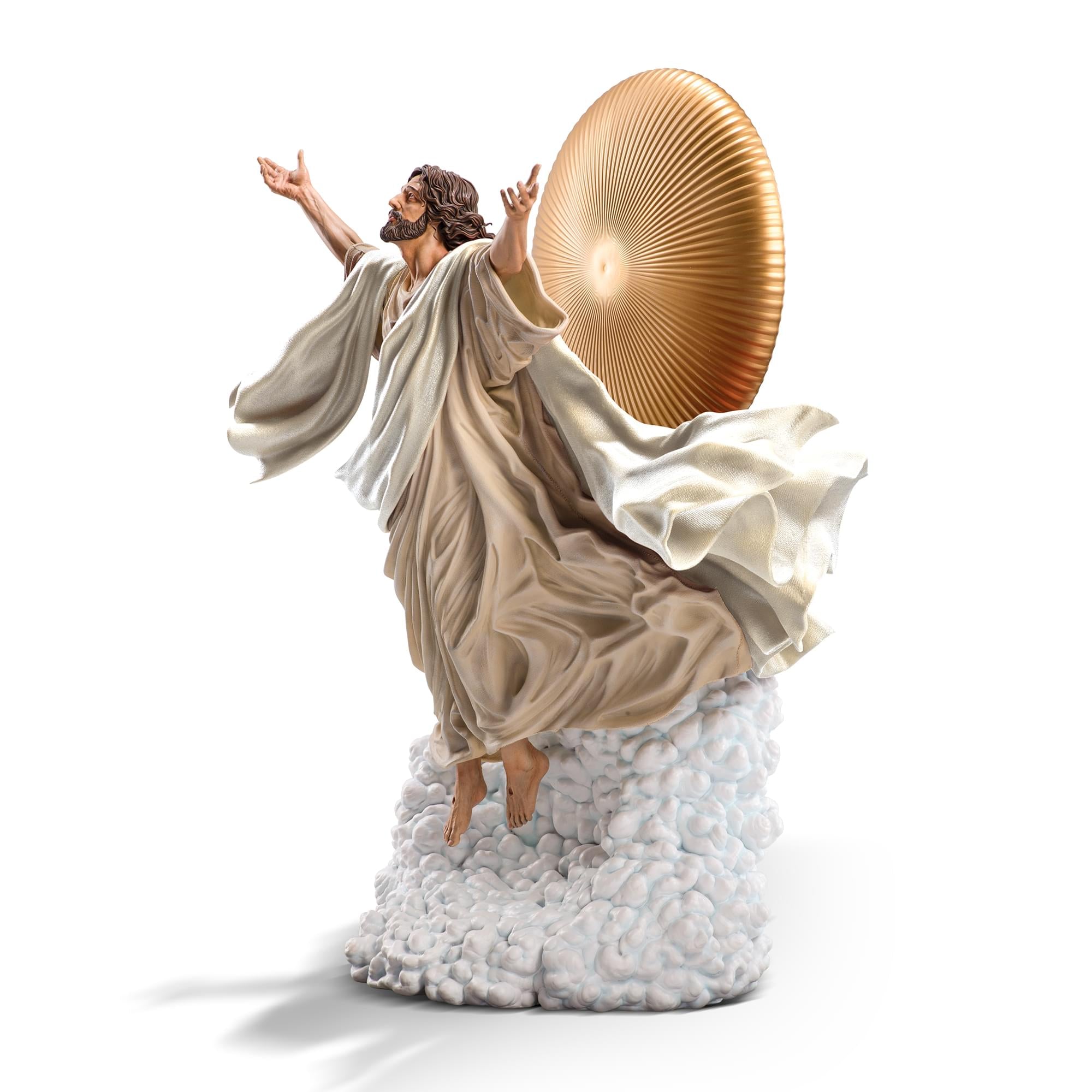 Ascension of Jesus Christ 27-Inch Premium Statue | 1:4 Scale White Robe Edition