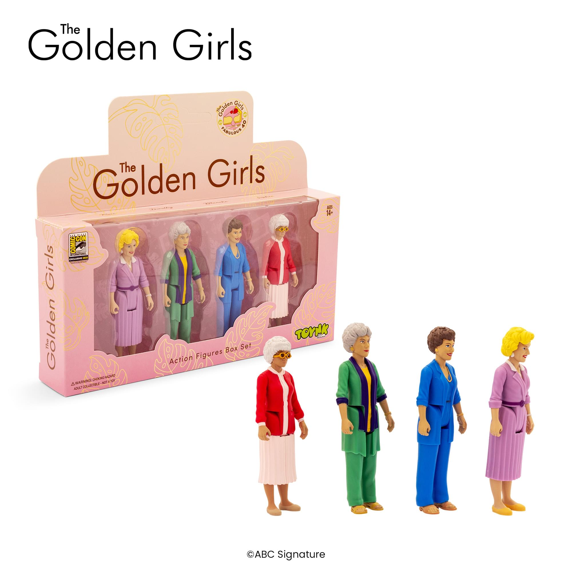 The Golden Girls 3.75-Inch Retro Action Figure Box Set