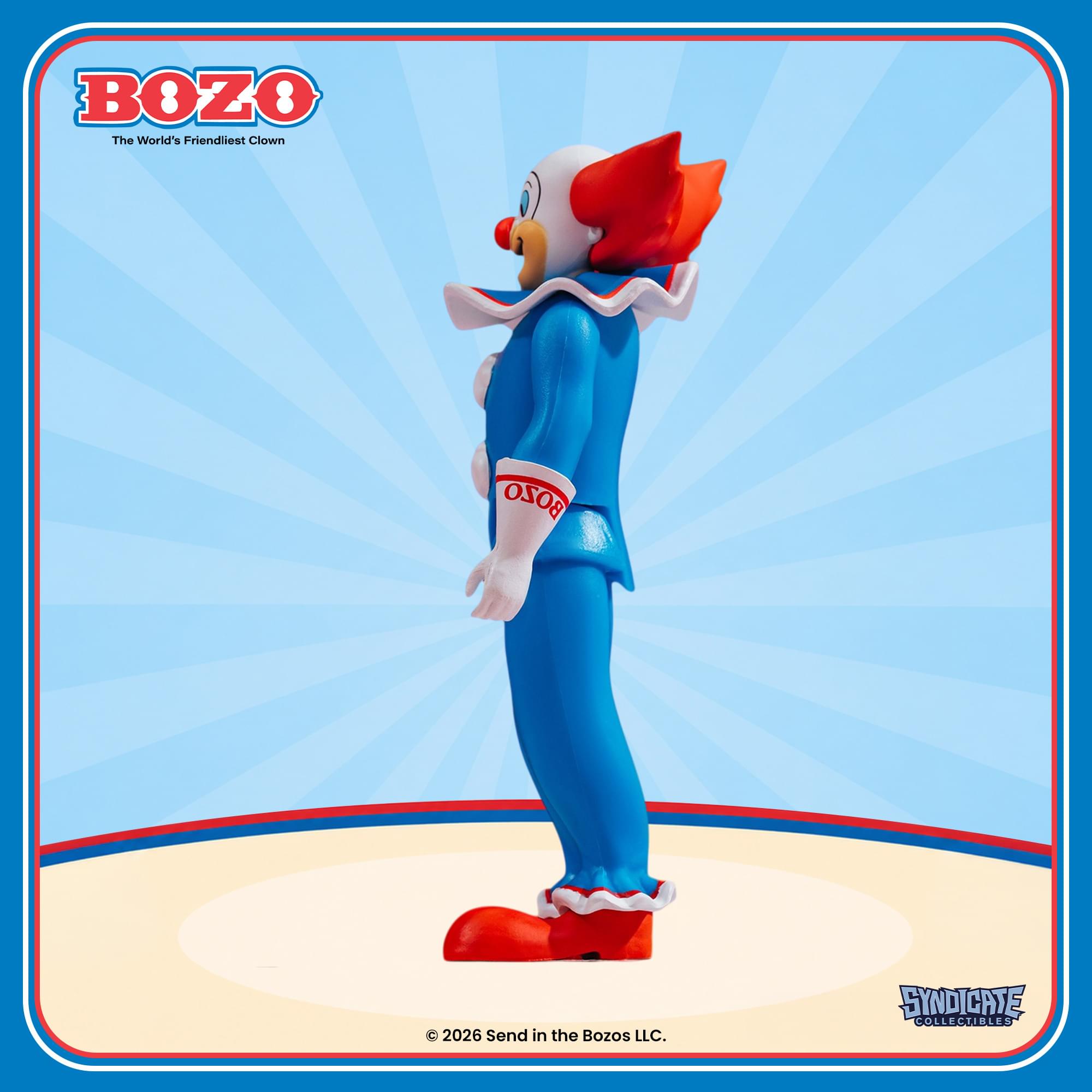 Bozo The Clown 3.75-Inch Retro Action Figure