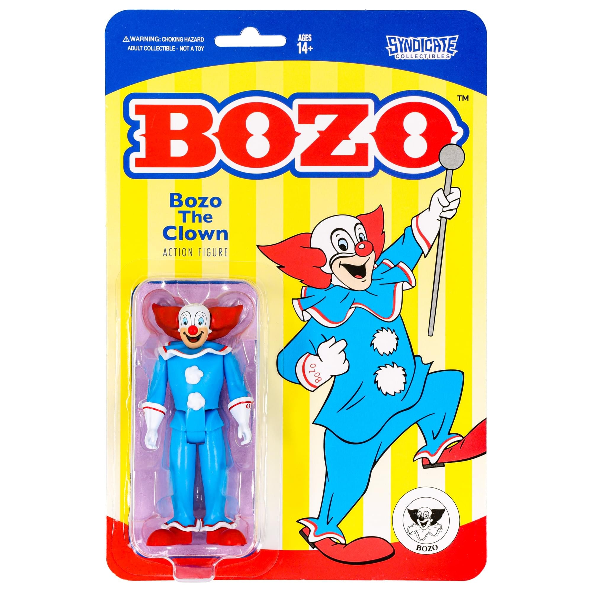 Bozo The Clown 3.75-Inch Retro Action Figure