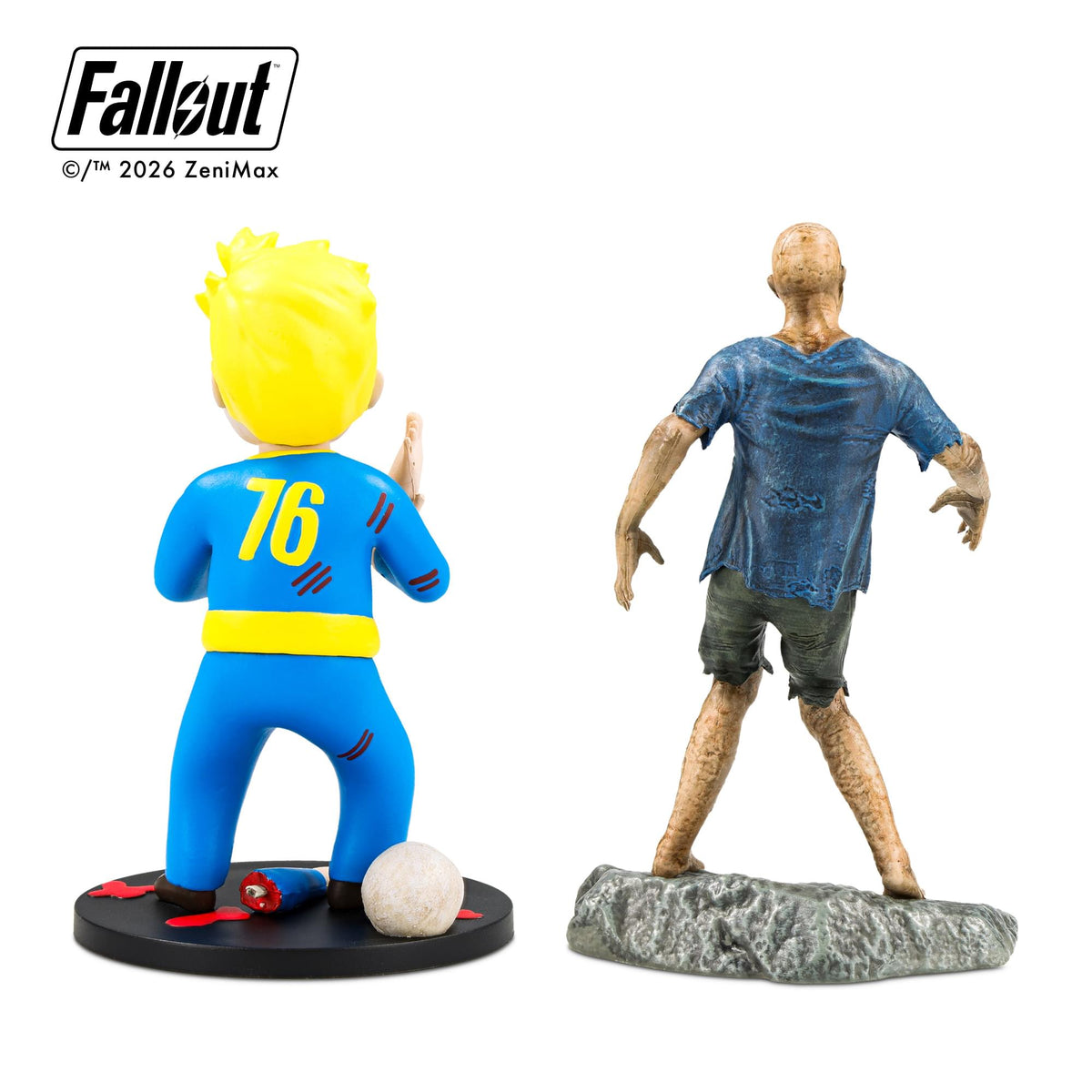 Fallout Series 2 Vault Boy Cannibal and Ghoul Mini Figure Set (Build-A-Figure Super Mutant)
