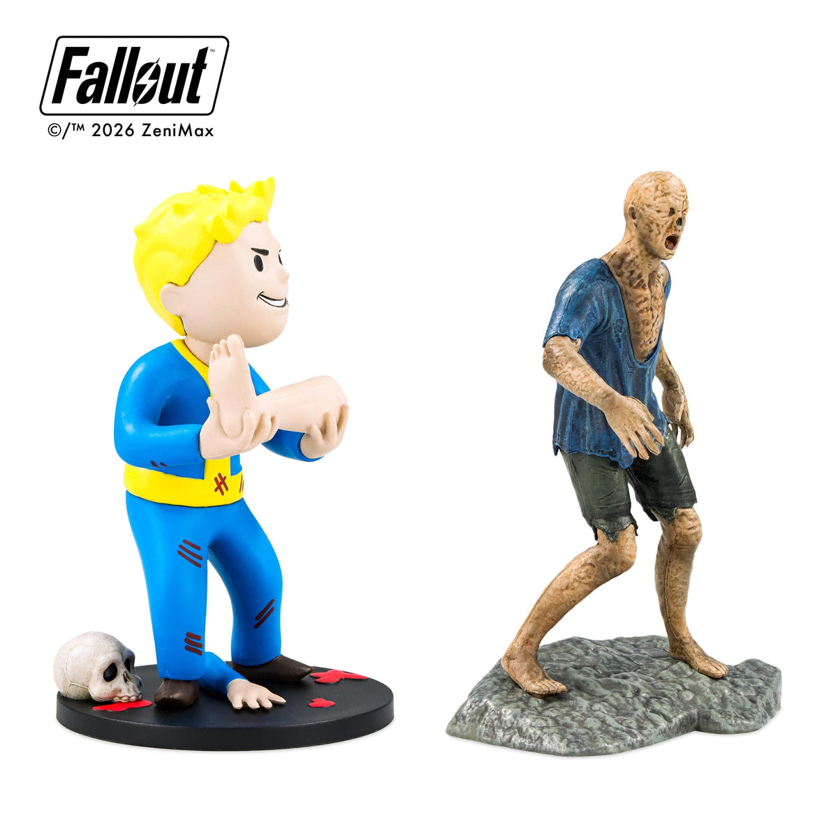 Fallout Series 2 Vault Boy Cannibal and Ghoul Mini Figure Set (Build-A-Figure Super Mutant)