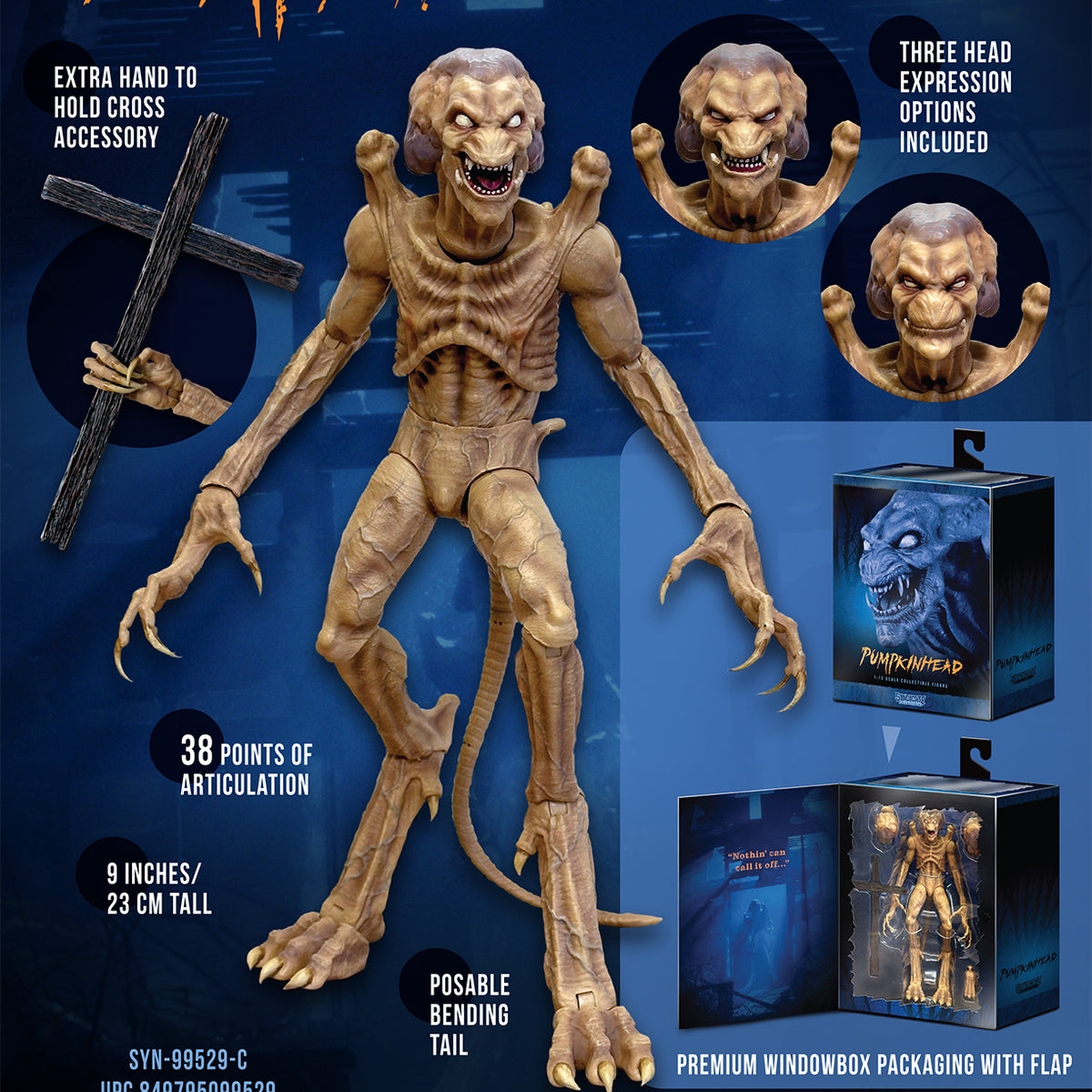 Pumpkinhead 1:12 Scale Pumpkinhead Action Figure | Free Shipping