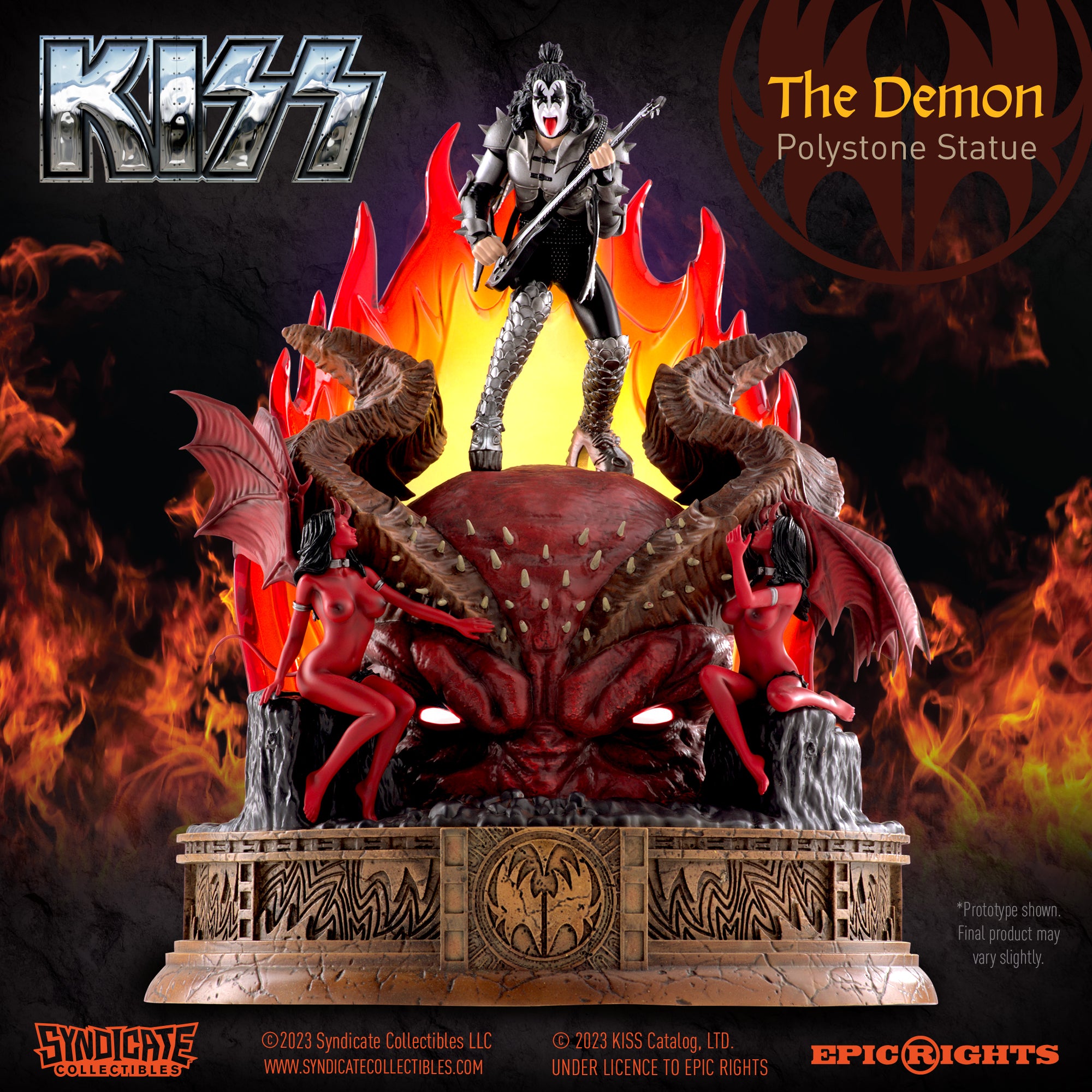 KISS: The Demon 1:10 Scale Polystone Statue