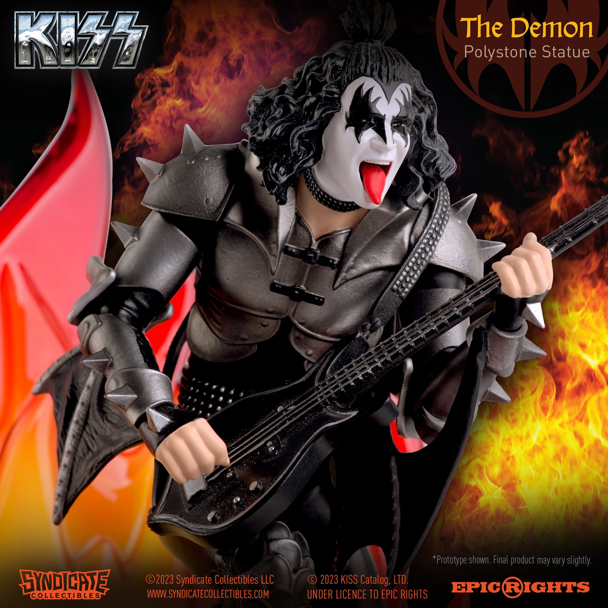 KISS: The Demon 1:10 Scale Polystone Statue