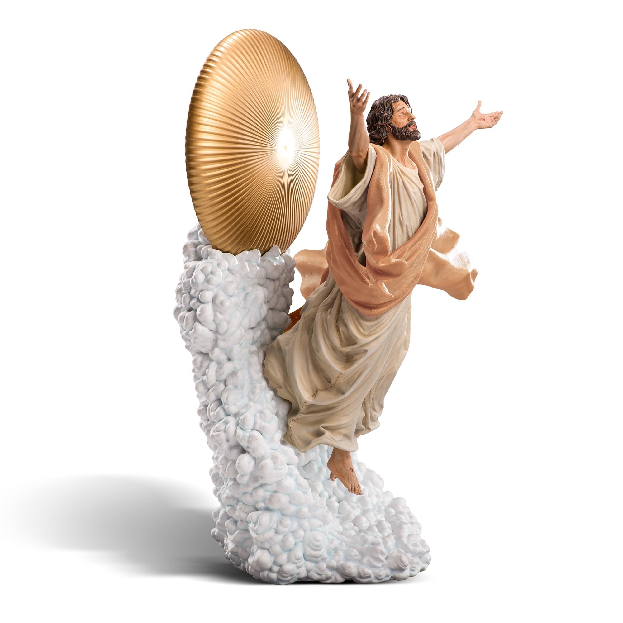 Ascension of Jesus Christ 27-Inch Premium Statue | 1:4 Scale Tan Robe Edition