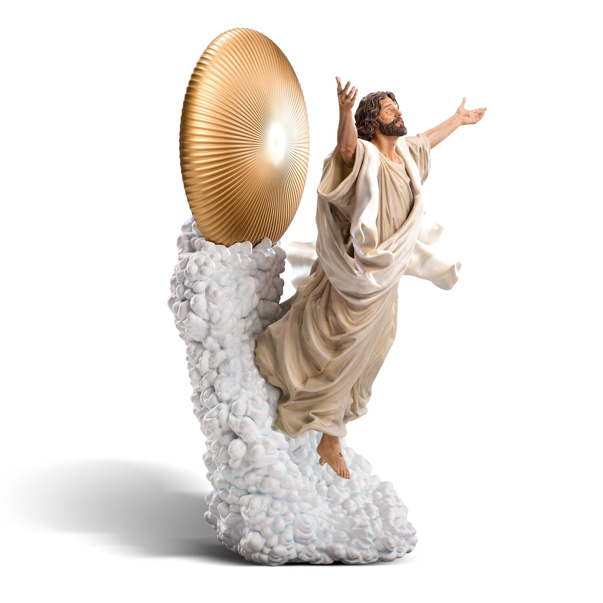 Ascension of Jesus Christ 11-Inch Premium Statue | 1:10 Scale White Robe Edition